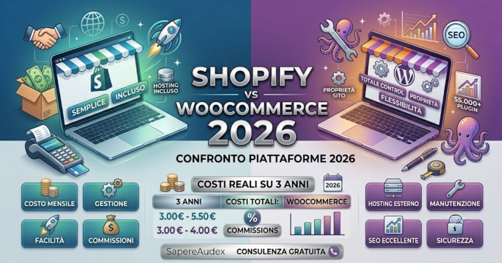shopify vs woocommerce